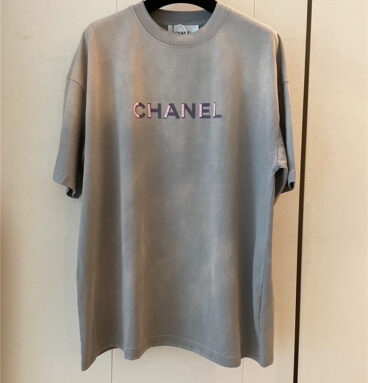chanel loose fit short sleeve replica designer clothes