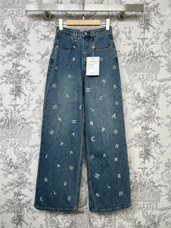 chanel new straight jeans replica d&g clothing