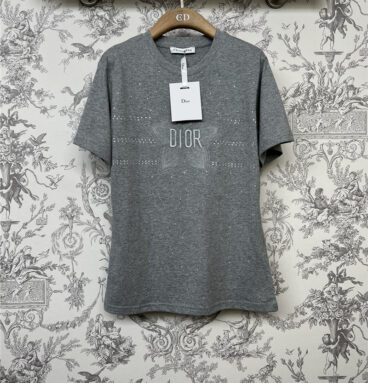 dior lucky star embroidered T-shirt replica d&g clothing