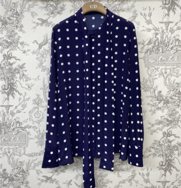 valentino polka dot silk shirt replica d&g clothing