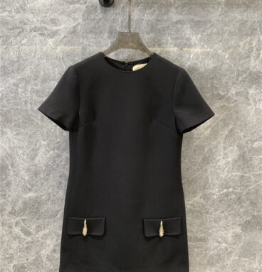 gucci round neck short sleeve dress cheap replica designer clothes