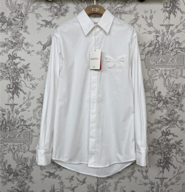 valentino boyfriend style butterfly shirt replicas clothes