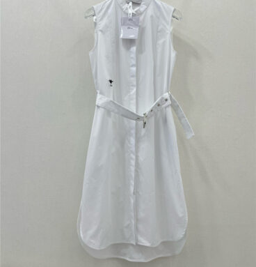 dior lapel sleeveless dress replica designer clothing websites