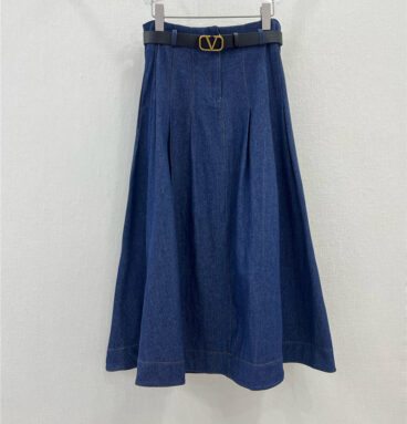 valentino new denim skirt cheap replica designer clothes