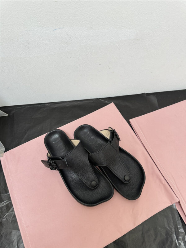 loewe new leather slippers for couples