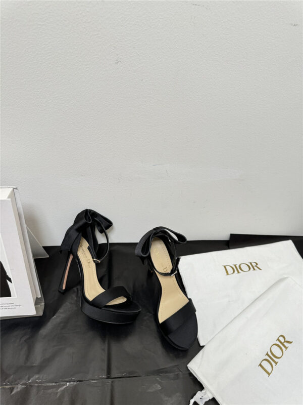 dior bow platform high heels margiela replica shoes