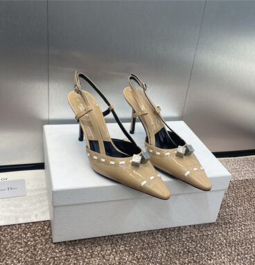 dior color block mules women's shoes replica designer shoes