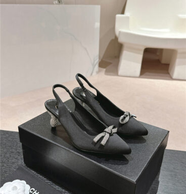 chanel bow high heel leather shoes best replica shoes website