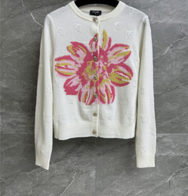 chanel floral cashmere cardigan replica d&g clothing