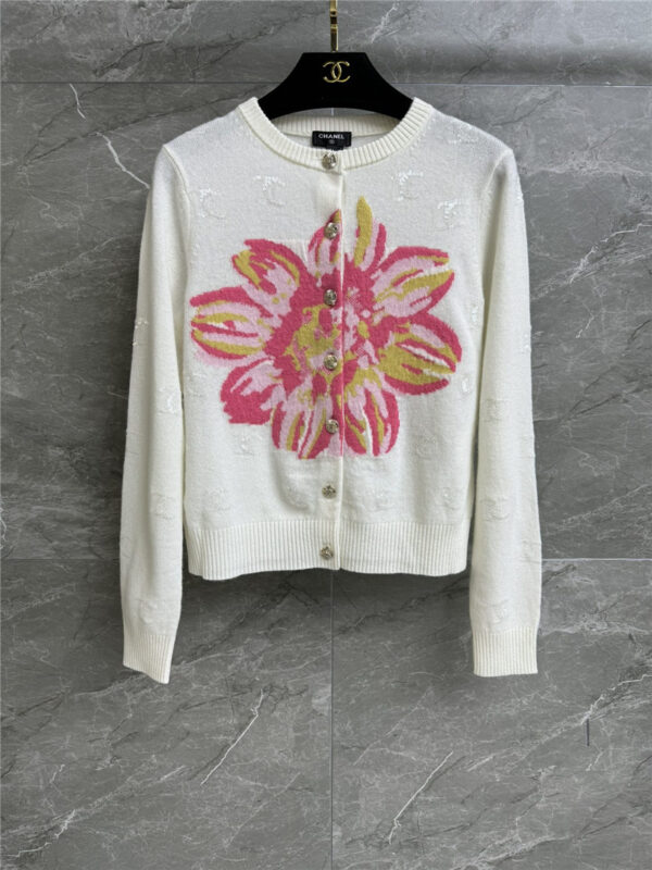 chanel floral cashmere cardigan replica d&g clothing