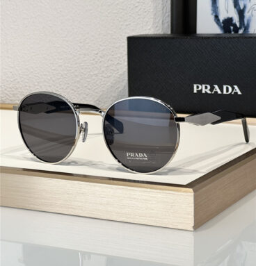 prada oval frame sunglasses