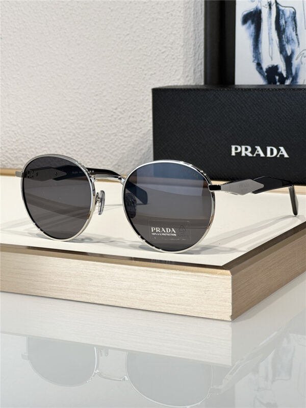 prada oval frame sunglasses