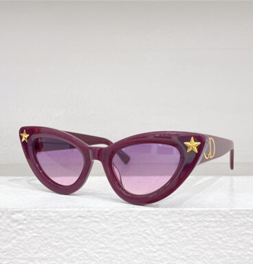 dior cat eye star sunglasses