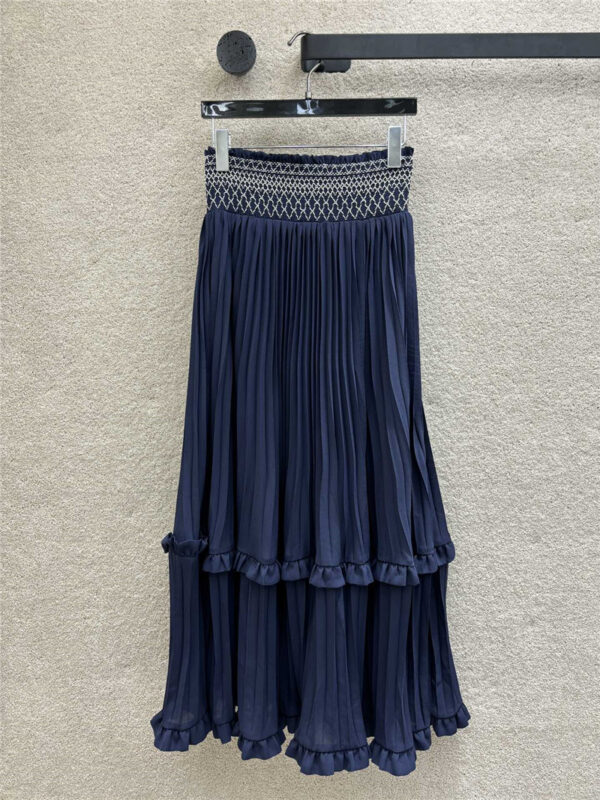 louis vuitton LV nautical vacation series long skirt replica clothing