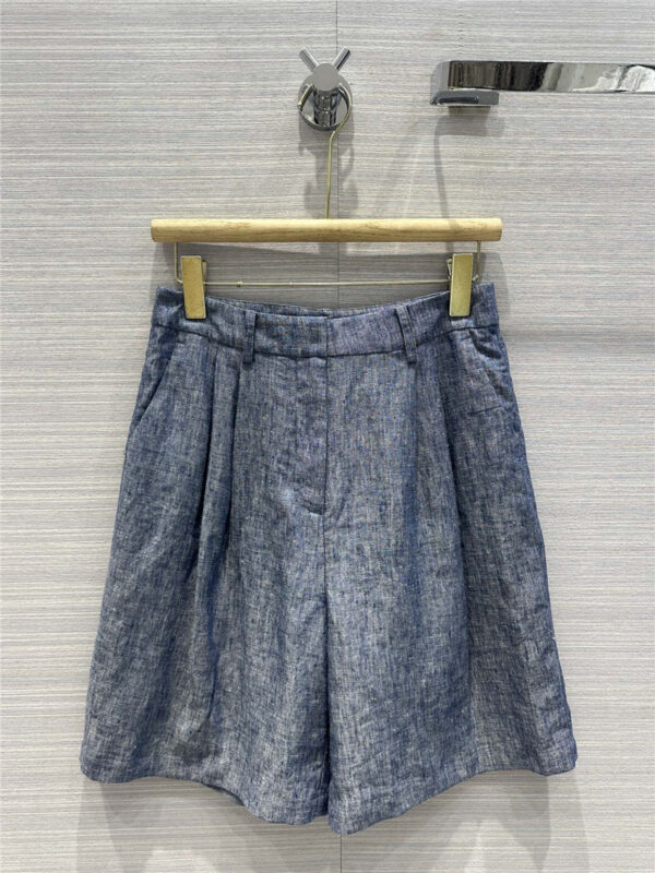 the row cotton and linen suit shorts replica clothing sites