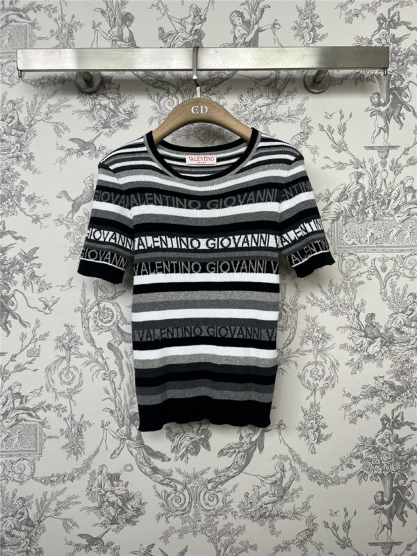 valentino new knitted short sleeve replica d&g clothing