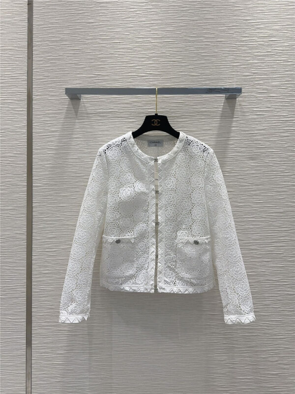 chanel water soluble flower jacket replica designer clothes