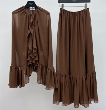 YSL silk suit dress replica clothes