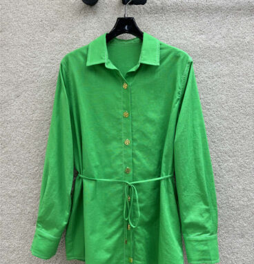 Tory Burch linen lapel shirt cheap replica designer clothes