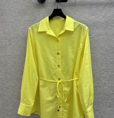 Tory Burch linen lapel shirt cheap replica designer clothes