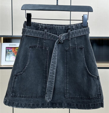 prada belt denim skirt replica clothing sites
