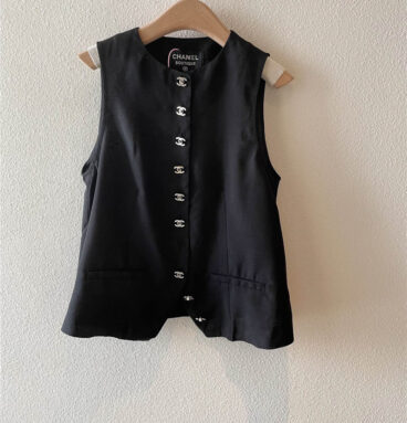 chanel linen cotton vest replica designer clothing websites
