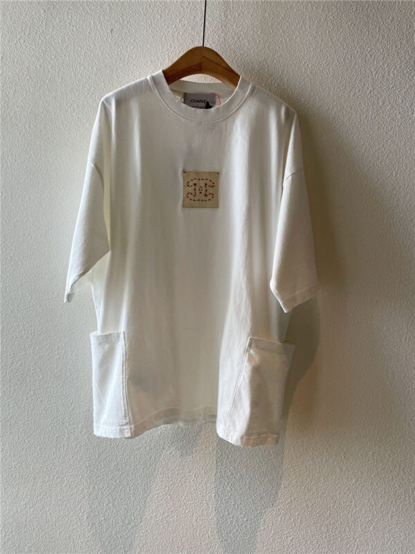 chanel basic large pocket short sleeve replica clothes