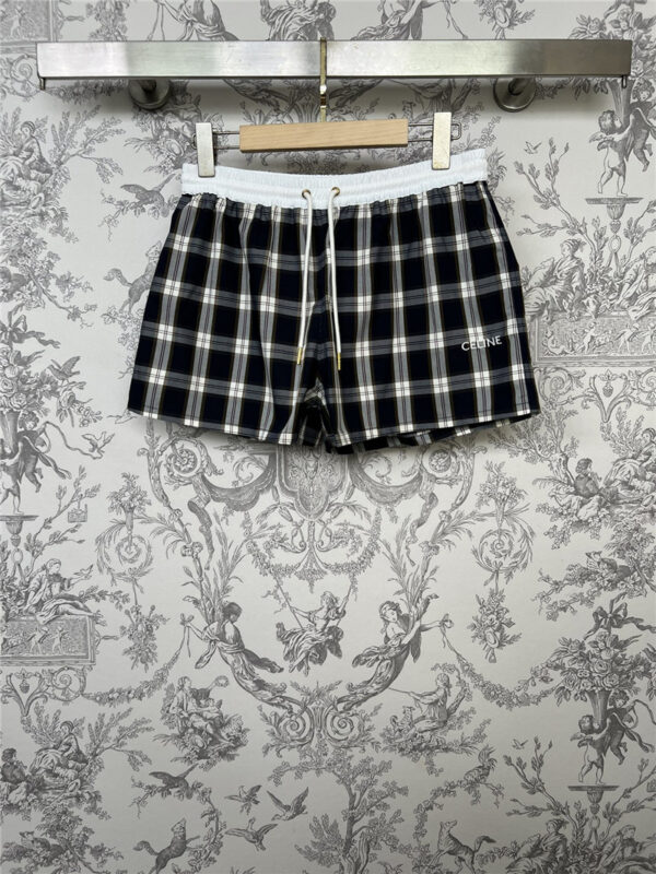 celine plaid shorts replica clothing sites