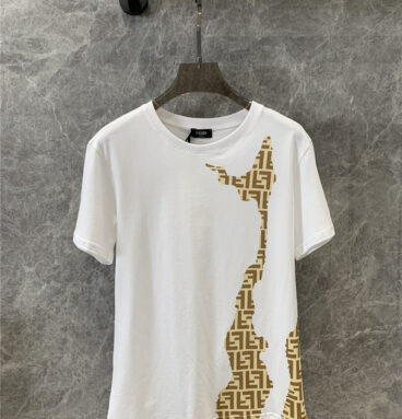 fendi letter print short-sleeved T-shirt replicas clothes