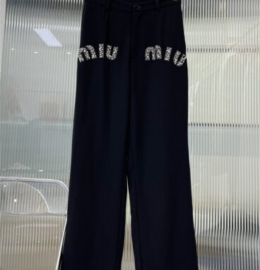 miumiu straight fashion trousers replica clothing sites