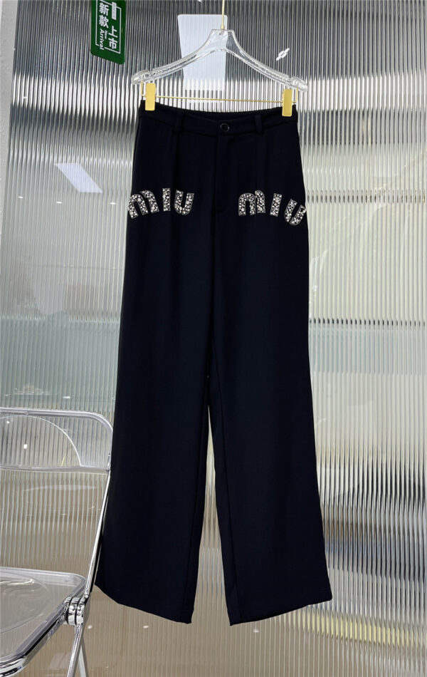 miumiu straight fashion trousers replica clothing sites