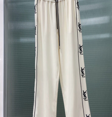 YSL acetate casual pants replica designer clothing websites