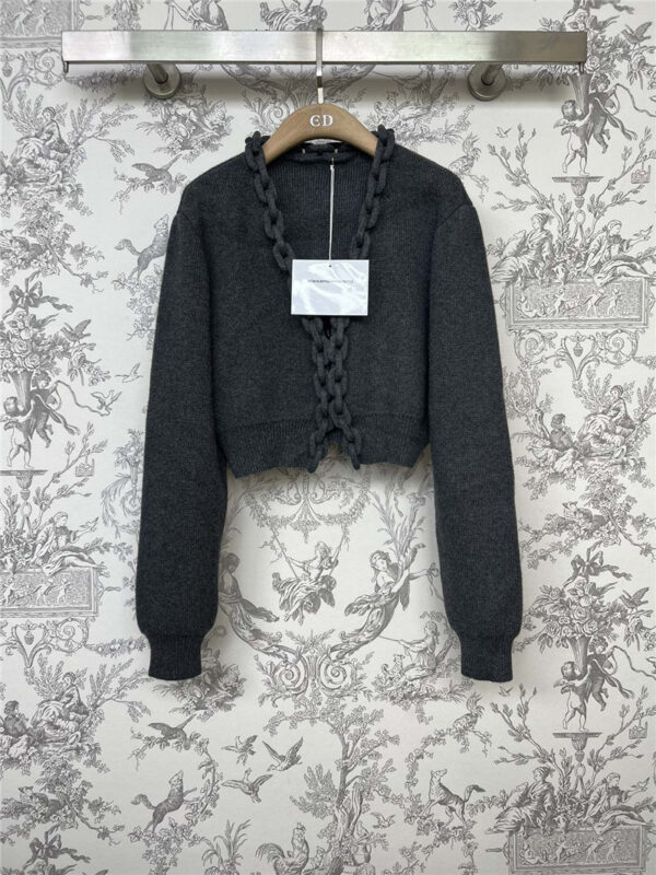 alexander wang new knitted short cardigan replicas clothes