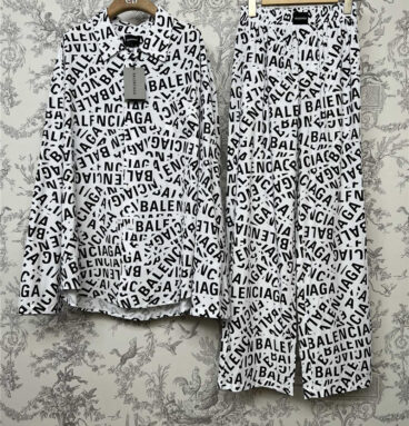 Balenciaga boyfriend style subtitle shirt suit replica clothing sites
