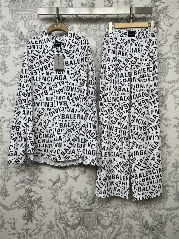 Balenciaga boyfriend style subtitle shirt suit replica clothing sites