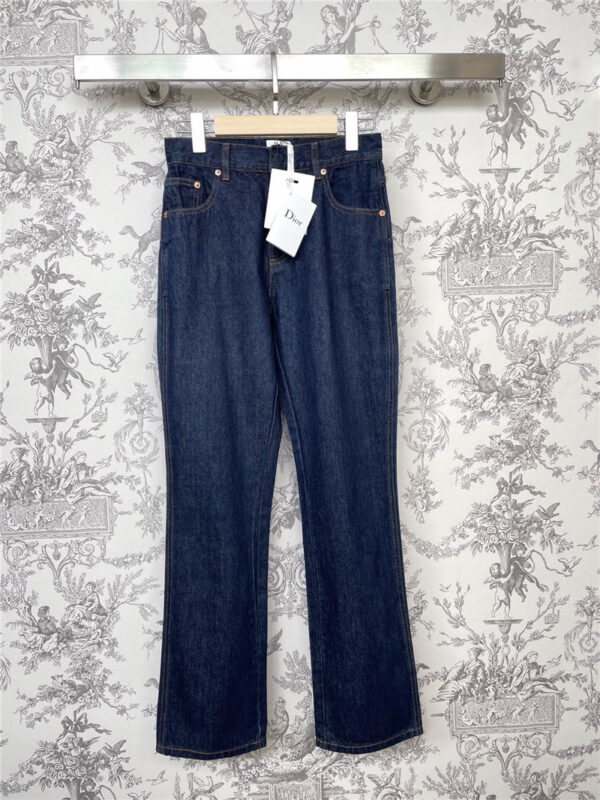 dior low waist jeans replica designer clothes