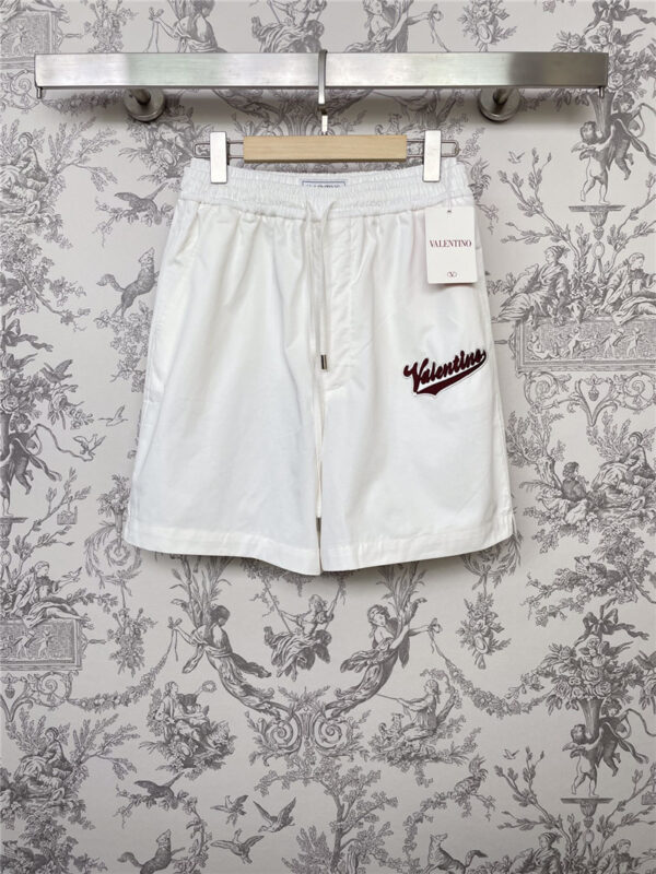 valentino all-in-one letter embroidered shorts replica clothes