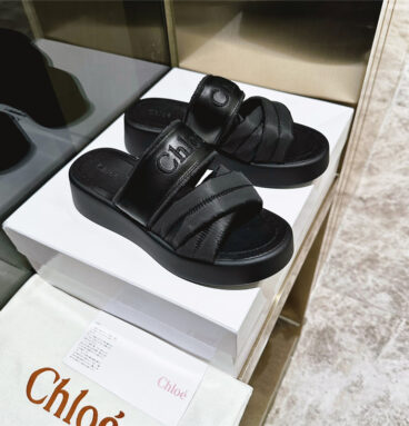 Chloé cross Roman slippers margiela replica shoes