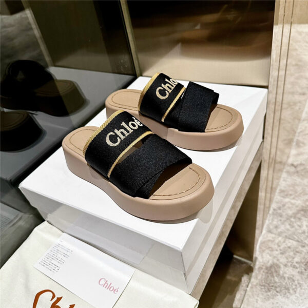 Chloé cross Roman slippers margiela replica shoes