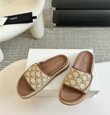 celine flat micro label sandals slippers replica shoes