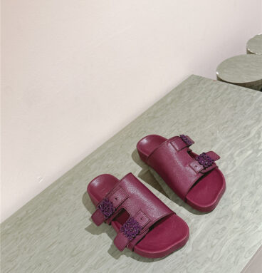 loewe new color matching slippers for couples replica shoes