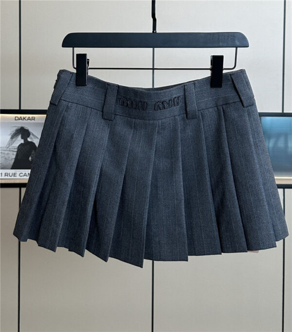miumiu new pleated skirt cheap replica designer clothes