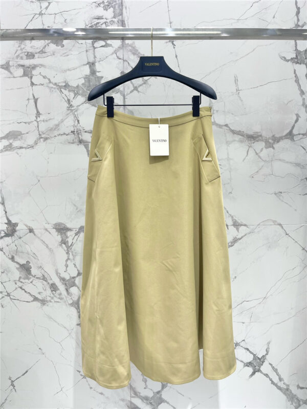 valentino twill cotton wide skirt replica clothing sites