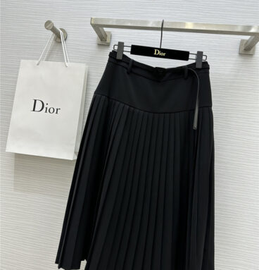 dior belted pleated skirt replica d&g clothing