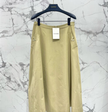 Valentino cotton wide skirt