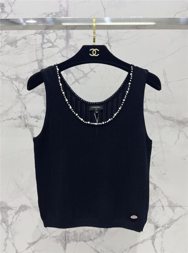 Chanel knitted camisole vest