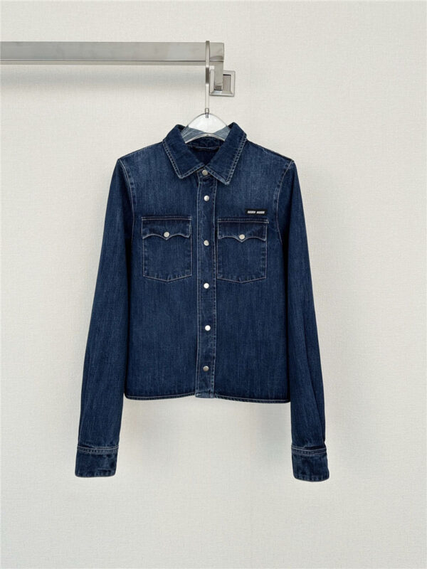 miumiu new denim jacket replica clothing sites