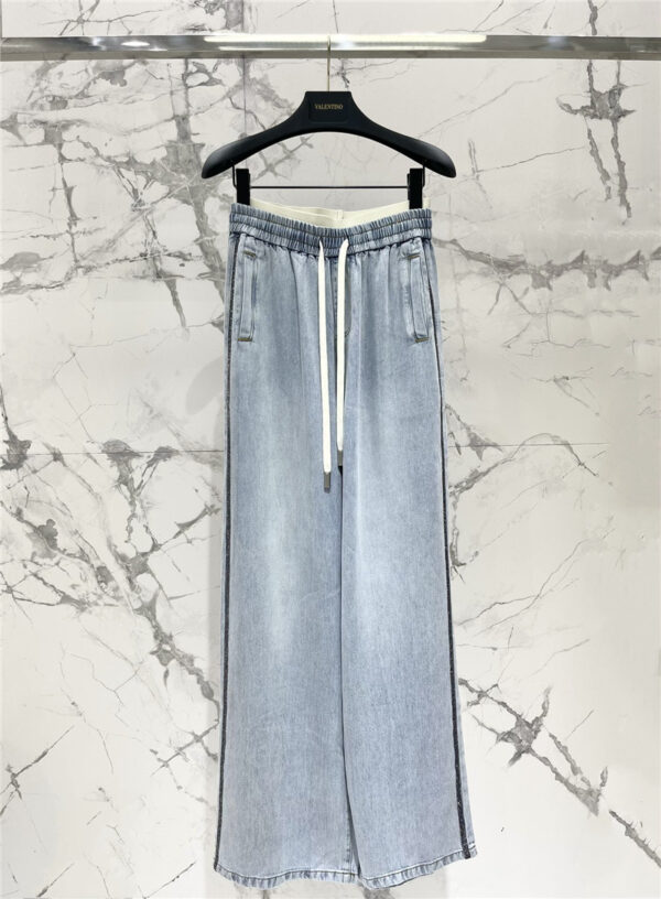 valentino elastic waist tencel jeans replica d&g clothing