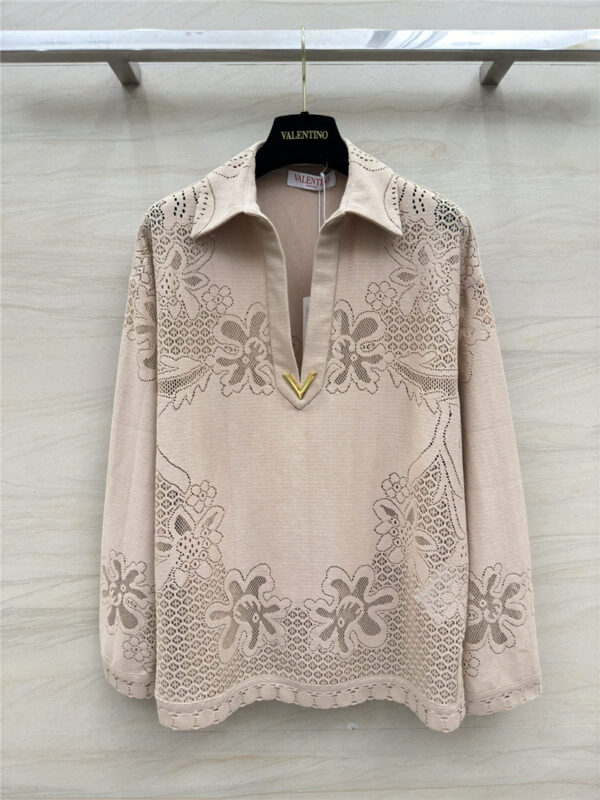 valentino lace v button top replica clothing sites