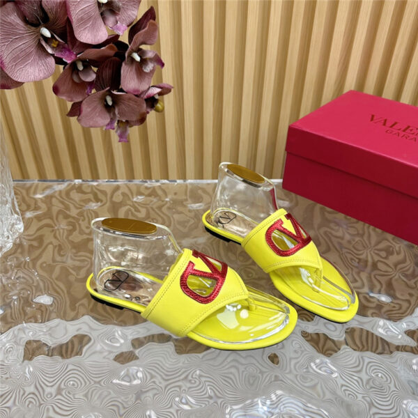 valentino hollow logo slippers margiela replica shoes